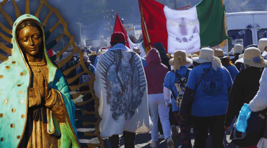 El próximo 12 de diciembre, miles de personas celebran a la Virgen de Guadalupe, una de las figuras más veneradas de la religión católica. SUN / ARCHIVO