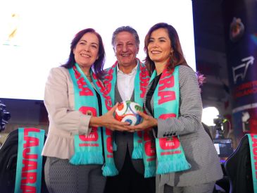 En el evento estuvieron presentes la alcaldesa de Guadalajara, Verónica Delgadillo; el alcalde de Zapopan, Juan José Frangie; la Host City Manager de Guadalajara, Olimpia Cabral; y el embajador mundialista Fernando Quirarte. CORTESÍA