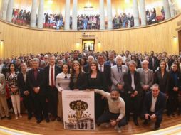 El libro fue presentado en el Paraninfo Enrique Díaz de León de la Universidad de Guadalajara. ESPECIAL
