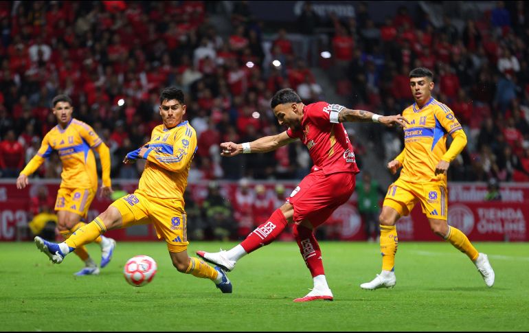 Tigres y Toluca se enfrentaron en la jornada 3 del torneo, con resultado favorable para la UANL. IMAGO7/J. Esquivel
