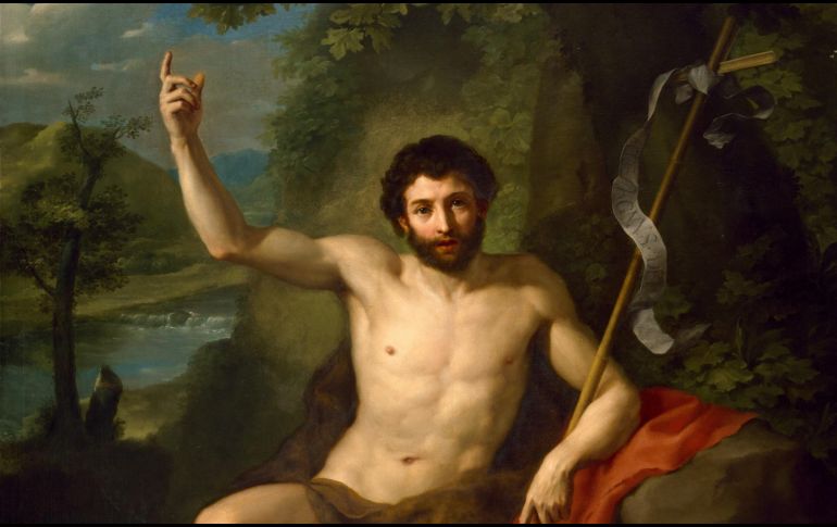 «Juan es aquel de quien el profeta Isaías hablaba, cuando dijo: Una voz clama en el desierto: Preparen el camino del Señor, enderecen sus senderos.». «Juan el Bautista predicando en el desierto», de Anton Raphael Mengs