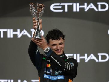 Norris manejó con frialdad quirúrgica. No arriesgó, no tembló, no se distrajo. EFE / A. HAIDER