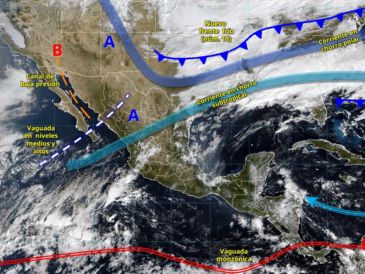 El SMN advirtió que las lluvias podrían ocasionar deslaves, inundaciones y crecidas de ríos, mientras que los vientos fuertes representan riesgo de caída de árboles y estructuras ligeras. ESPECIAL/ SMN.