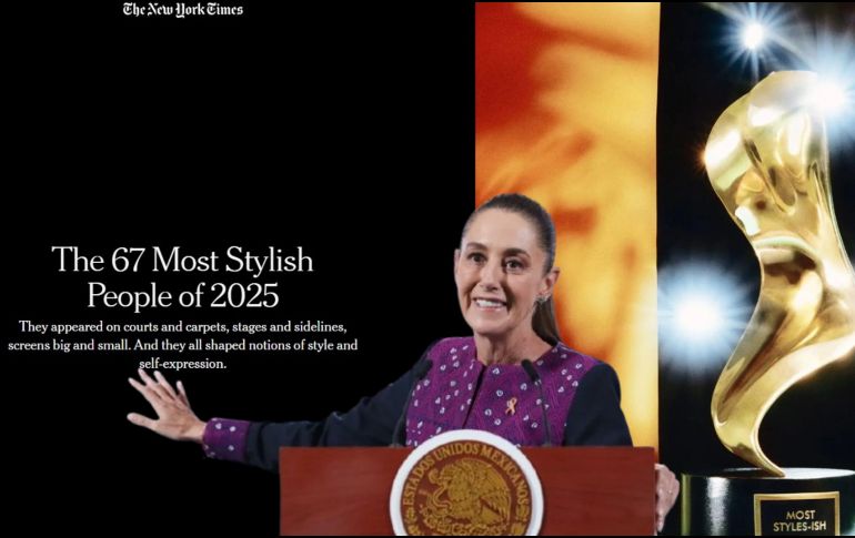 La publicación destaca su vestimenta con bordados creados por manos indígenas. EFE / M. GUZMÁN