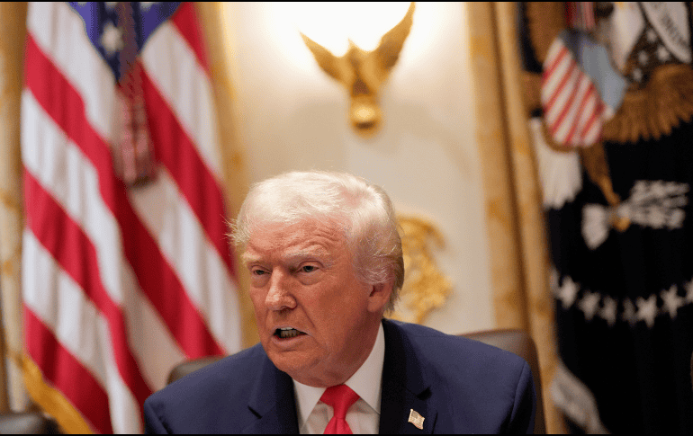 Trump señaló que México aún debe más de 800.000 acres-pies de agua acumulados en los últimos cinco años. AP/ J. Demaree