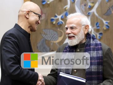 Microsoft está comprometiendo las inversiones para ayudar a India a construir la "infraestructura, habilidades y capacidades soberanas" necesarias para su futuro en IA. AP / ESPECIAL / MICROSOFT
