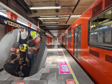 el Metro hizo un llamado a los pasajeros para usar correctamente las escaleras eléctricas y así evitar nuevos accidentes. SUN / ESPECIAL / CANVA