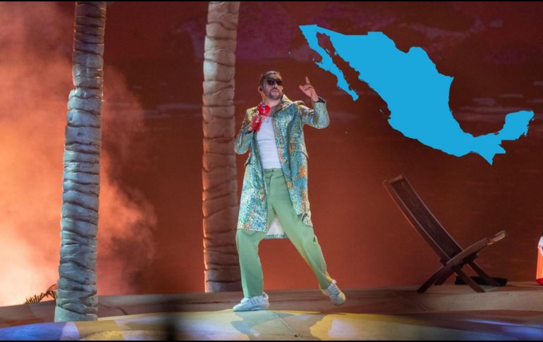 La fiebre por Bad Bunny comienza hoy en la celebración de la primera fecha en México. EFE / ARCHIVO