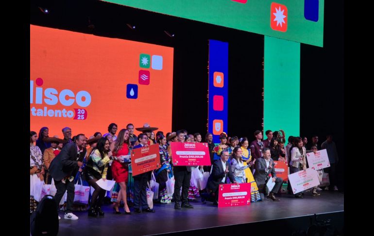 Tras la deliberación del jurado, se determinó a las y los ganadores de la tercera edición de Jalisco tiene Talento. EL INFORMADOR / R. BOBADILLA