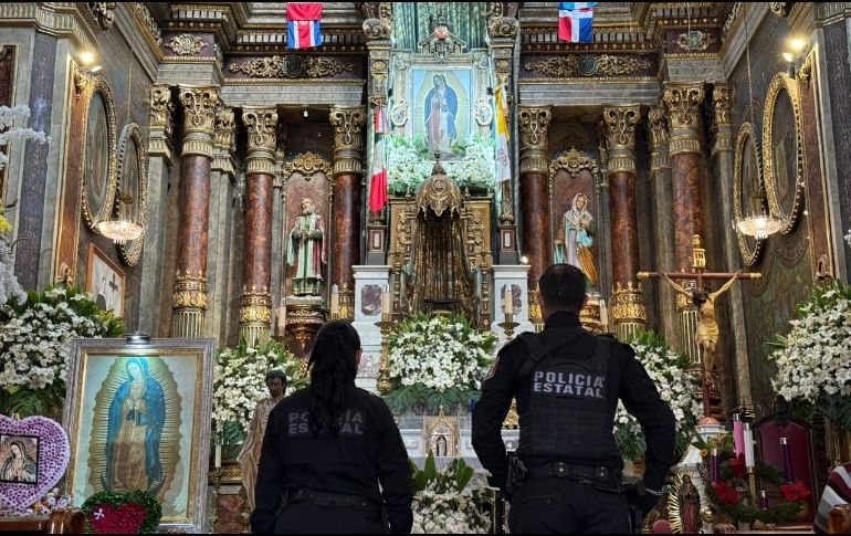 De acuerdo con el Secretario de Seguridad, Juan Pablo Hernández González, los oficiales viales estarán distribuidos en las vías aledañas al recinto religioso. ESPECIAL / SECRETARÍA DE SEGURIDAD