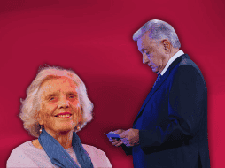 Elena Poniatowska no eludió la pregunta sobre su valoración del movimiento que fundó López Obrador. SUN / ARCHIVO