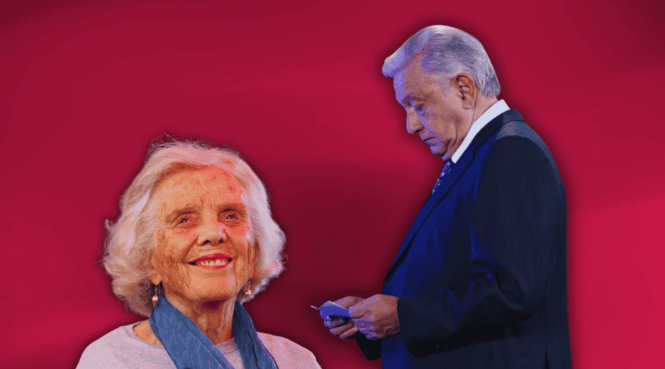 Elena Poniatowska no eludió la pregunta sobre su valoración del movimiento que fundó López Obrador. SUN / ARCHIVO