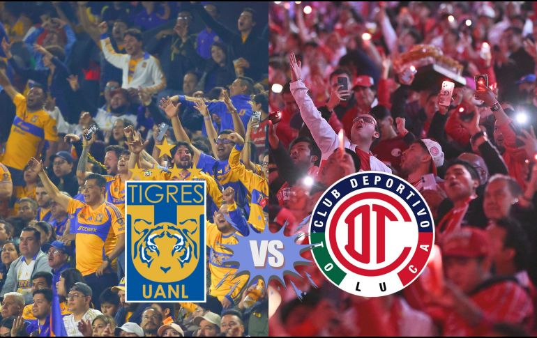 Tigres va por su novena corona, mientras que Toluca está cerca de su doceava estrella y con la que igualarían a las Chivas de Guadalajara. Imago7 / ARCHIVO