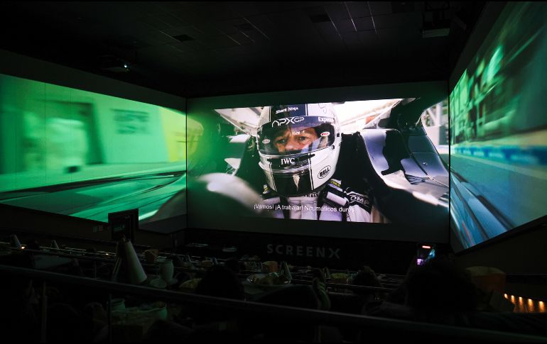 Las películas para Screen X tienen un proceso especial de adaptación o postproducción para incorporar contenido para las pantallas laterales. EL INFORMADOR/J. Acosta