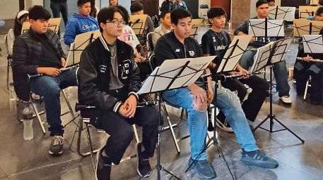 Integrantes de la Banda Sinfónica Estatal ECOS. CORTESÍA