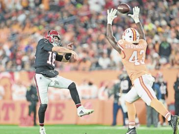 El quarterback de Atlanta completó 30 de 44 pases para 373 yardas. AFP/J. Aguilar