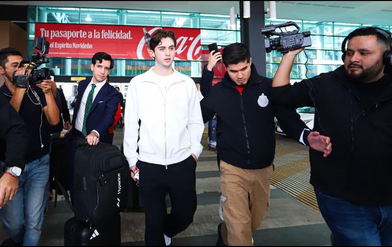 Brian Gutiérrez llega procedente del Chicago Fire, en su arribo a Chivas. se espera un buen augurio. EL INFORMADOR/J. Acosta