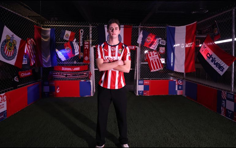 Con raíces en San Juan de los Lagos, Jalisco, Brian Gutiérrez subrayó la emoción que se vive en su familia por verlo ahora defender los colores rojiblancos.  ESPECIAL / Chivas