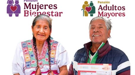 La Pensión Bienestar es uno de los programas que benefician a millones de personas en México. ESPECIAL / Programas para el Bienestar y CANVA