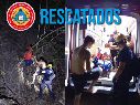 Los elementos de Protección Civil y Bomberos de Puerto Vallarta brindaron atención prehospitalaria en el sitio y posteriormente realizaron maniobras de rescate. ESPECIAL / FACEBOOK Protección Civil y Bomberos Puerto Vallarta