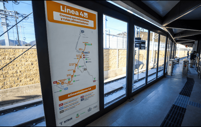 Así luce la nueva Línea 4 del Tren Ligero, inaugurada este lunes 15 de diciembre. EL INFORMADOR/A. Navarro