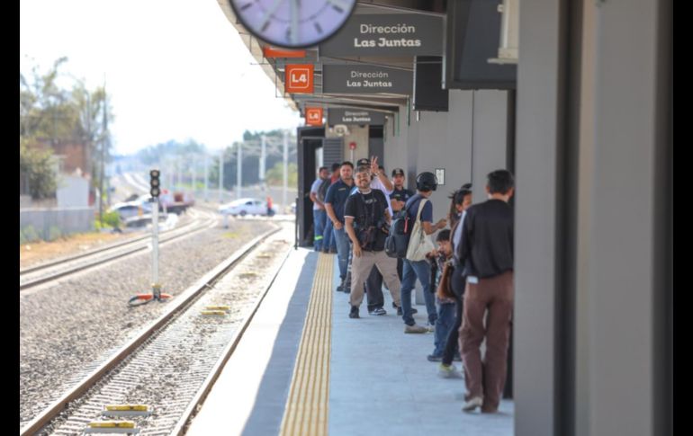 Amílcar López, director del Sistema de Tren Urbano (Siteur), recordó que durante estas primeras semanas se tendrán horarios especiales como parte del desarrollo de prueba de tiempos ya con pasajeros. EL INFORMADOR/ A. NAVARRO