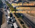 Bloqueos y cierres de carreteras en México este 17 de diciembre de 2025. EL INFORMADOR / ARCHIVO