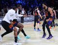 Los Knicks se sumaron a Los Angeles Lakers, en 2023, y los Milwaukee Bucks, el año pasado, como los únicos campeones en la historia de un torneo que sigue sin repetir finalistas. AFP / N. S. Butler