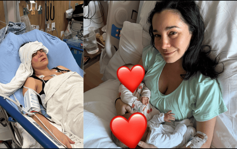 La preeclampsia puede generar complicaciones graves, tanto para la madre como para el bebé. ESPECIAL/Facebook  @Martha Higareda