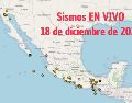 Sismos en México | EN VIVO | 18 de diciembre de 2025. ESPECIAL / SSN
