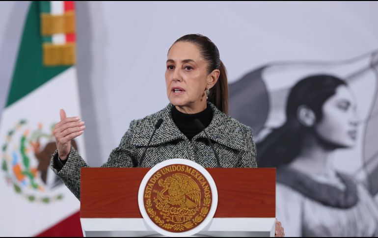 Sheinbaum planteó que la postura en contra de la intervención debería ser compartida por países suramericanos. EFE/M. Guzmán