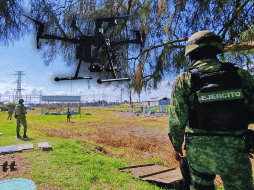 Sheinbaum informó que en el último año se han registrado ataques con drones en contra de elementos de la Sedena. EL INFORMADOR / ARCHIVO
