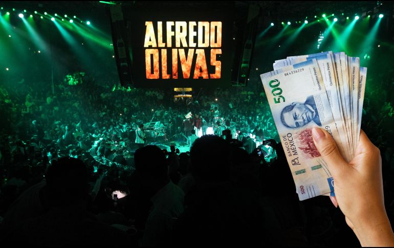 Así se venden los boletos para el próximo concierto de Alfredo Olivas este sábado 20 de diciembre de 2025 en la Monumental Plaza de Toros México. EL INFORMADOR / ARCHIVO