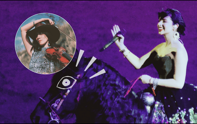 Por su parte, la violinista se pronunció de forma indirecta a través de su cuenta de TikTok, donde compartió un video tocando un tema de Nodal. ESPECIAL/IG/esmeralda_canape/ELINFORMADOR/ARCHIVO