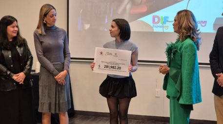 Michelle Greicha Frangie, presidenta del Sistema DIF Zapopan, resaltó la importancia del Centro de Autismo para la población del municipio. EL INFORMADOR / M. Hernández