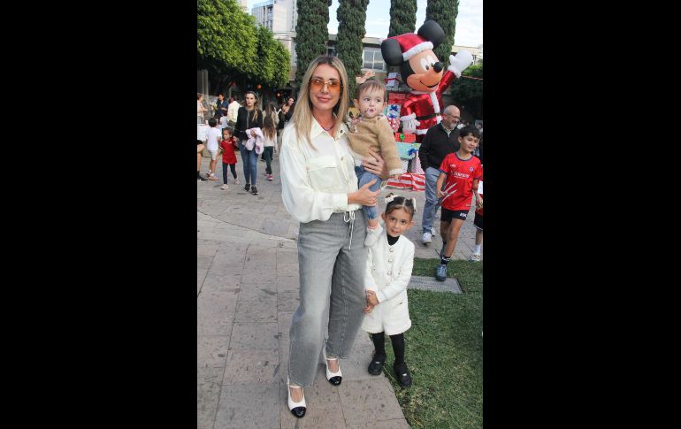 Erika Nieto, Eufemia y Emiliana Salles. GENTE BIEN JALISCO / E. Escamilla