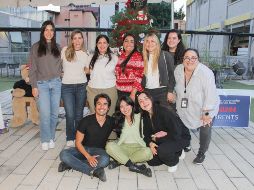 Romina Aguilar, María Rosa Palacio, Mónica García, Fabiola Lira, Lore Navarro, Elena Contreras, Annelise Ellerbrock, Francisco Cuevas, Coqui Guillén y Yoshi González. GENTE BIEN JALISCO /  E. Escamilla