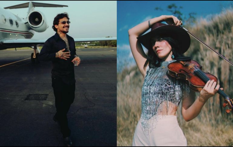 El resurgimiento de la pintura coincide con la viralización de un video grabado durante un concierto de Nodal. ESPECIAL.