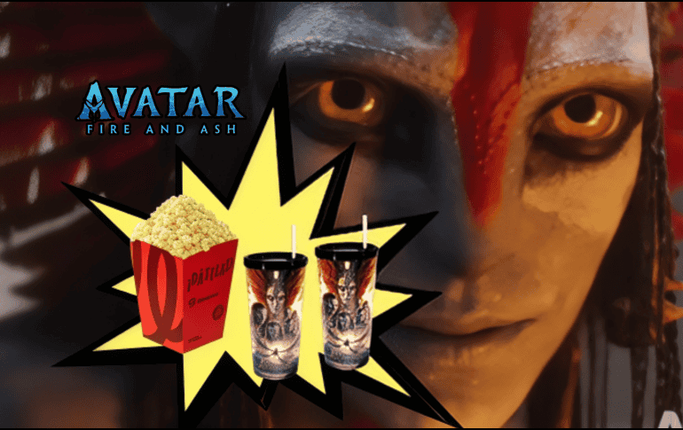 Las palomeras de Avatar 3 y vasos coleccionables estarán disponibles hasta agotar existencia. INSTAGRAM / @cinemex / YOUTUBE / 20th Century Studios LA
