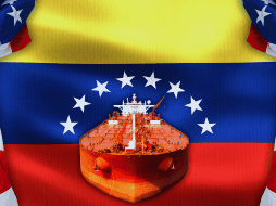 El estado del buque es desconocido y no está claro aún si transportaba crudo venezolano. ESPECIAL / CANVA