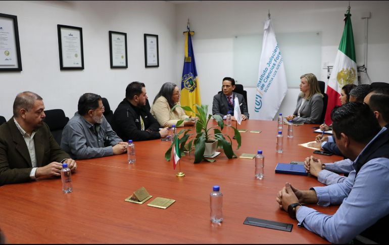 Se dio seguimiento a las donaciones y al trabajo conjunto en materia forense. CORTESÍA.
