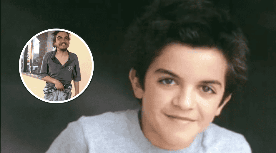 En la grabación se observa al actor en las inmediaciones de un almacén, con apariencia descuidada, vestimenta sucia y envejecida, y aparentemente afectado por el consumo de alguna sustancia. X / @KollegeKidd