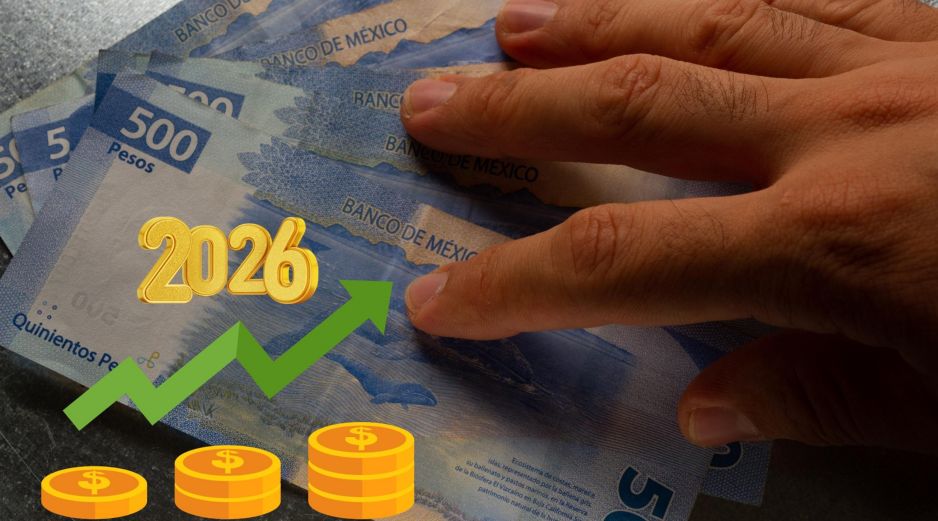 El salario mínimo de 2026 tendrá un aumento respecto al que se percibió en 2025, tanto en la zona general como en la Zona Libre de la Frontera Norte. ESPECIAL / CANVA
