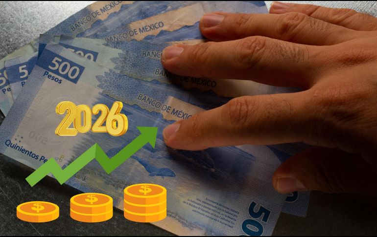 El salario mínimo de 2026 tendrá un aumento respecto al que se percibió en 2025, tanto en la zona general como en la Zona Libre de la Frontera Norte. ESPECIAL / CANVA