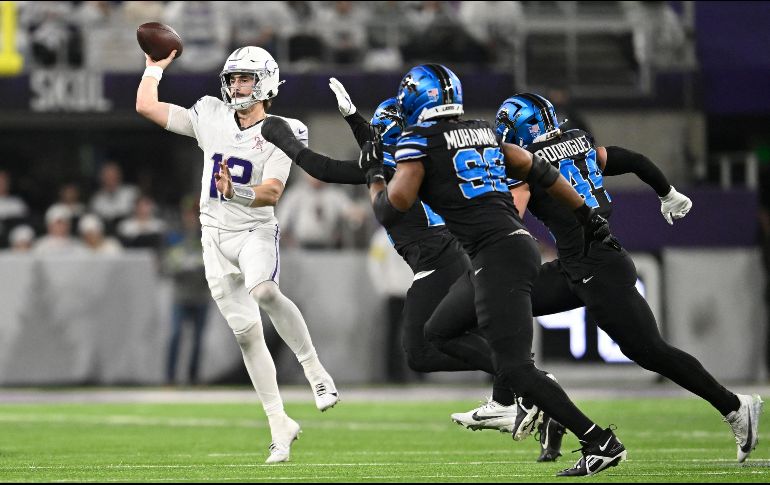 El resultado no solo representó una derrota divisional, sino el fin oficial de las esperanzas de postemporada para el equipo de Detroit en esta temporada 2025. AFP/ S. Maturen.