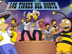 Los Tigres se unirá a otras bandas como U2 y Red Hot Chili Peppers como parte del universo Simpson. X/TheSimpsons