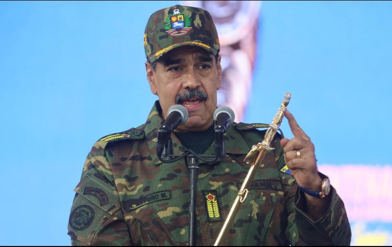 Maduro sostuvo que la población venezolana se encuentra “segura y en paz”. EFE/ Miguel Gutiérrez