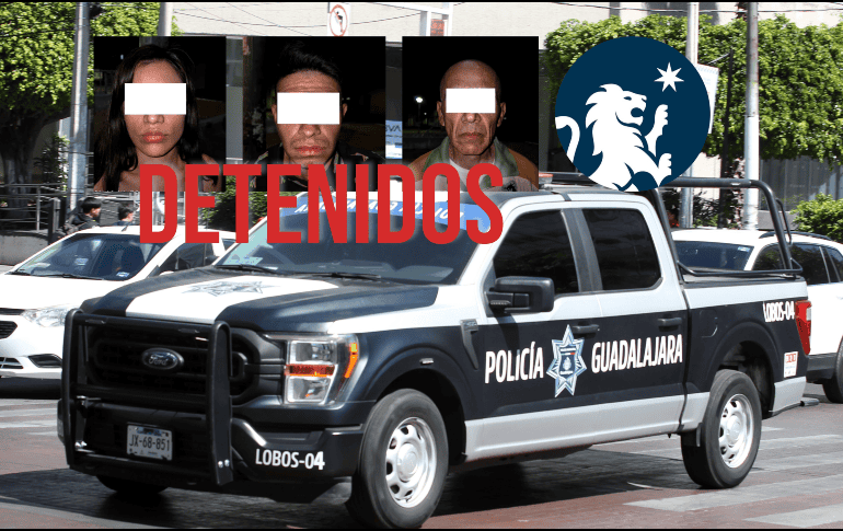Policía de Guadalajara anunció la detención de tres personas realizada el día de ayer. EL INFORMADOR / ARCHIVO