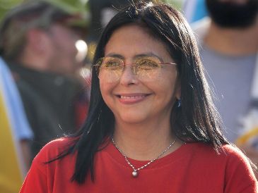 Delcy Rodríguez, de 56 años, forma parte del núcleo duro del poder político venezolano. EFE/ARCHIVO