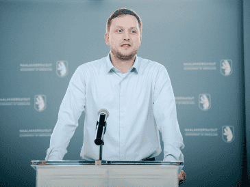 Jens-Frederik Nielsen, primer misitro de Groenlandia, habla sobre las tensiones del país con Estados Unidos. EFE / EPA / OSCAR SCOTT CARL DENMARK OUT